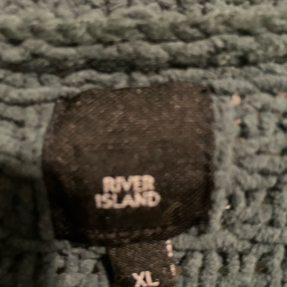 Men’s River End sweater in dark green. Sz XL. Great pattern! - Picture 3 of 4